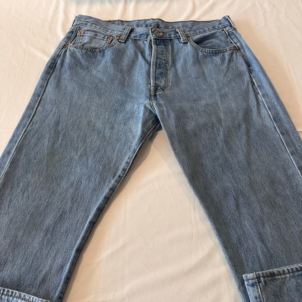 Levi’s 501 Button Fly Jeans | Straight Leg | W34 L34 - Picture 2 of 10